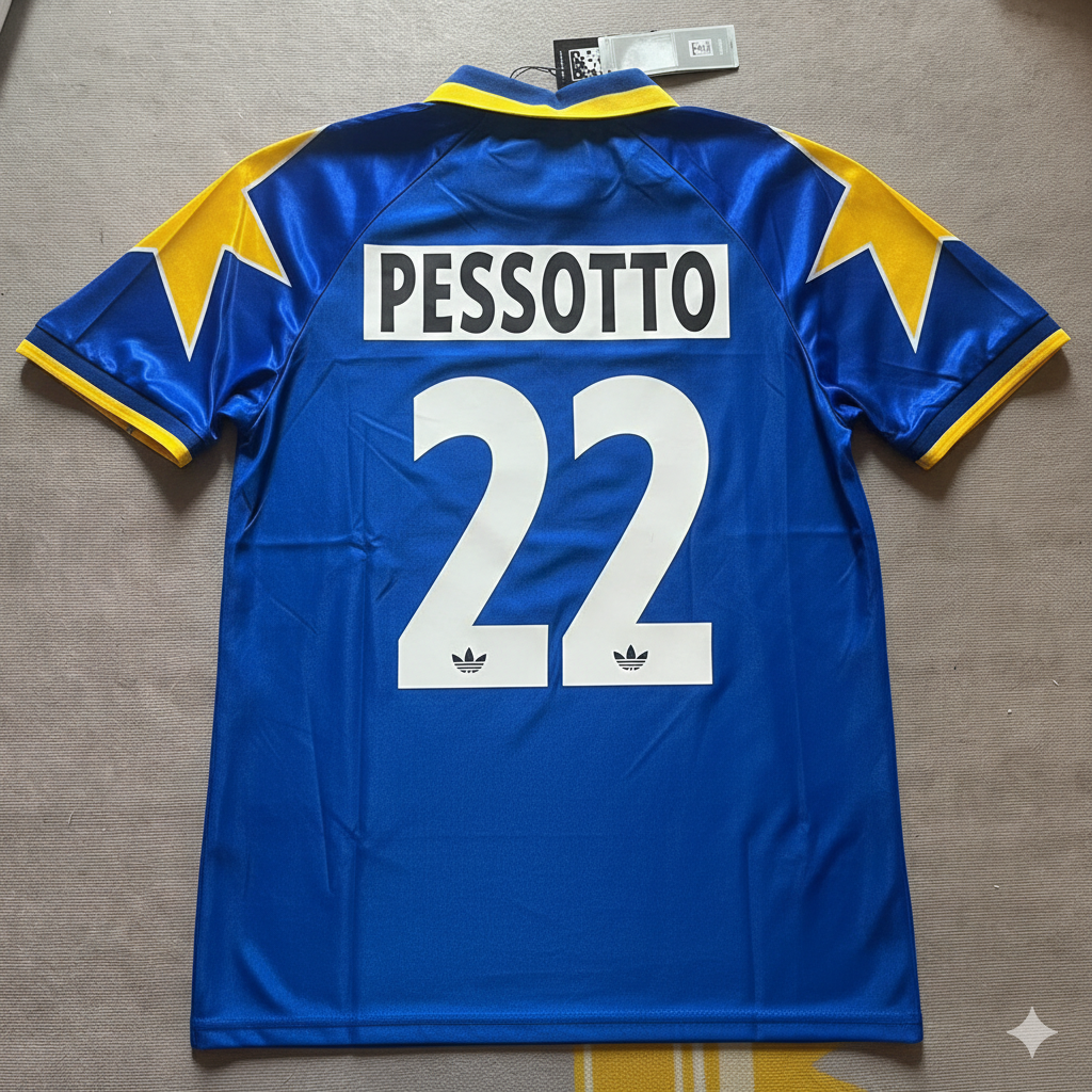 Gianluca Pessotto 22 Juventus 1995 1997 Retro Football Jersey Kit