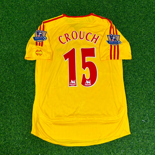 Peter Crouch Liverpool 2006/2007 Yellow Retro Football Jersey Collection