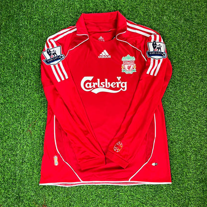 Peter Crouch Liverpool 2007 - 2008 Retro Football Jersey Kit