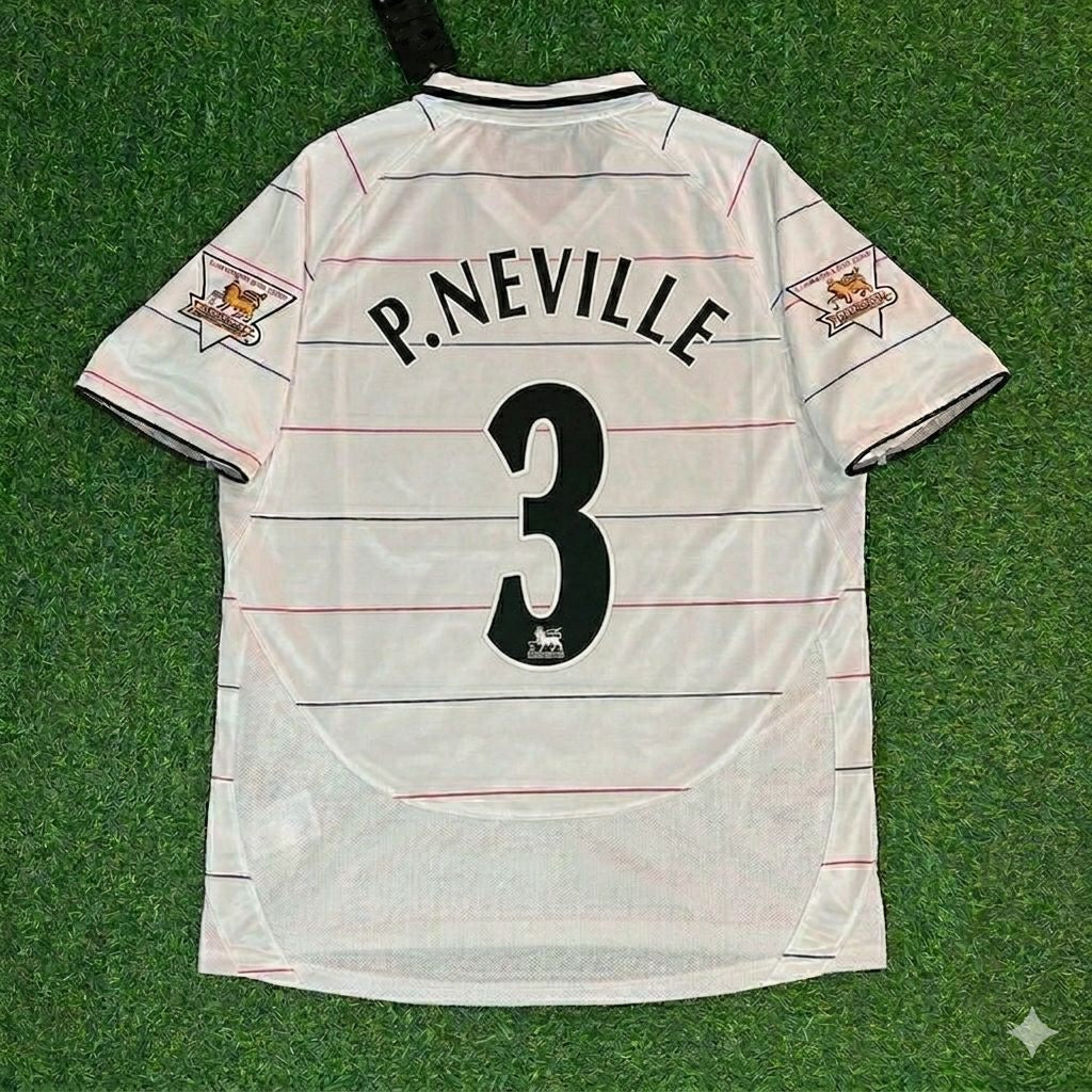 Phil Neville #3 Manchester United 2003/2005 Retro Football Jersey