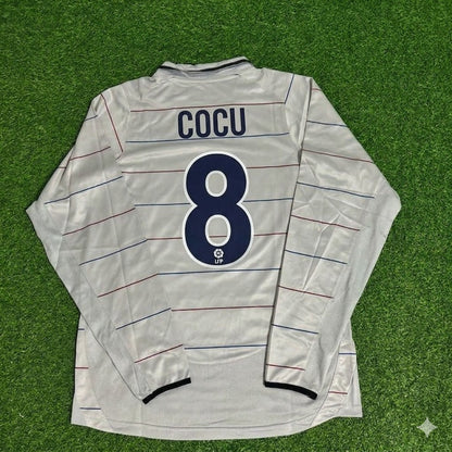 Phillip Cocu #8 Barcelona 2003 2004 Away Long Sleeve Retro Football Jersey Collection