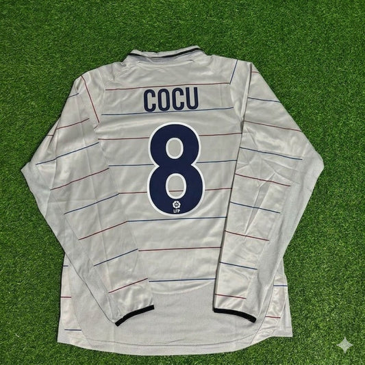 Phillip Cocu #8 Barcelona 2003 2004 Away Long Sleeve Retro Football Jersey Collection