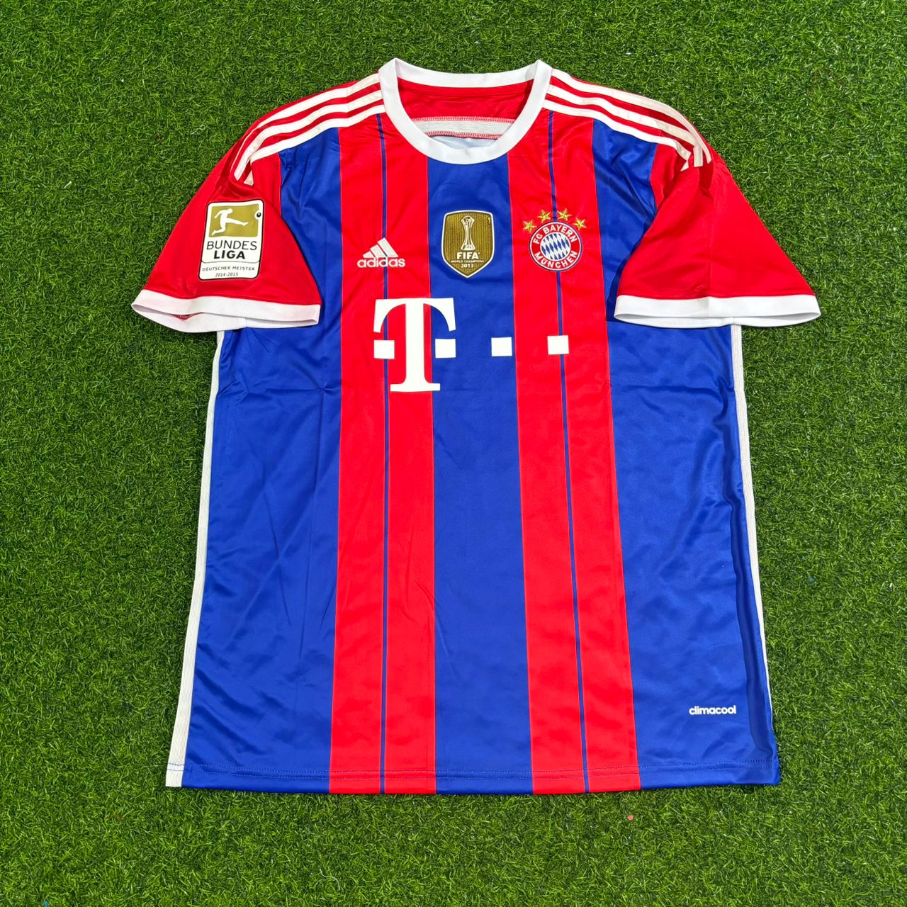 Philipp Lahm #21 Bayern Munich 2014 2015 Home Retro Patch Football Jersey