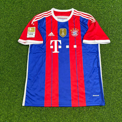 Philipp Lahm #21 Bayern Munich 2014 2015 Home Retro Patch Football Jersey