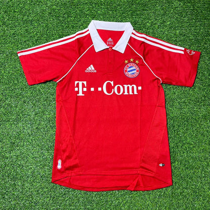 Philipp Lahm Bayern Munich 2006/07 Red Retro Football Jersey Collection