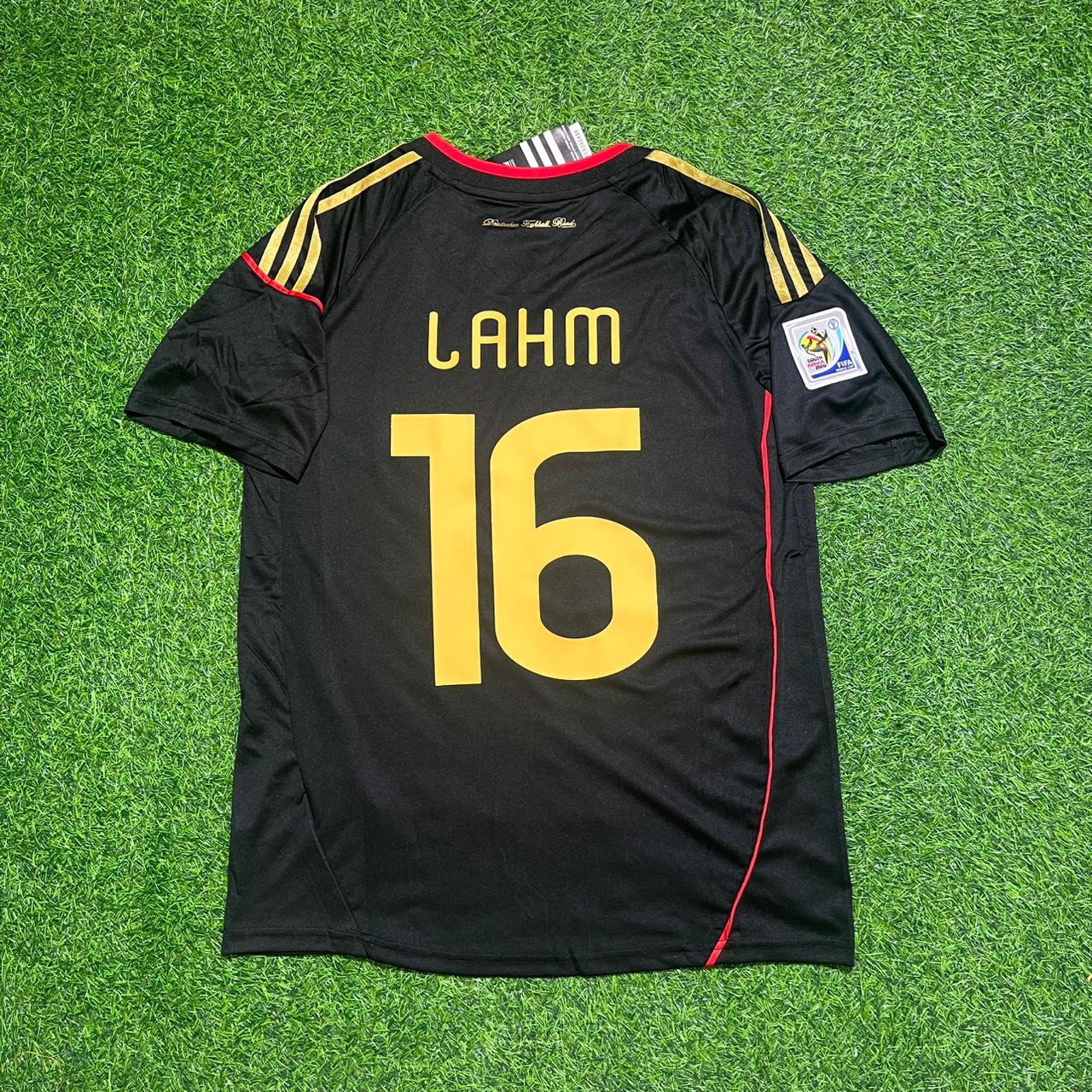 Germany World Cup 2010 Philipp Lahm - Deutschland Black Football Jersey