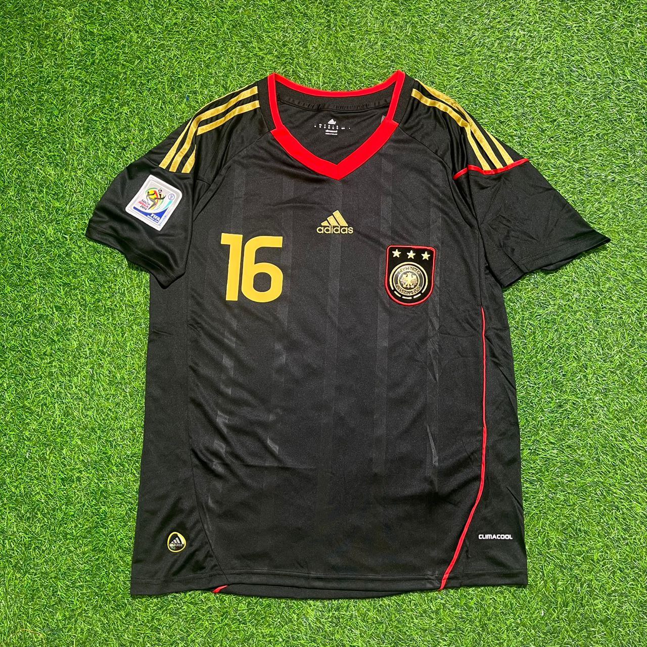 Germany World Cup 2010 Philipp Lahm - Deutschland Black Football Jersey