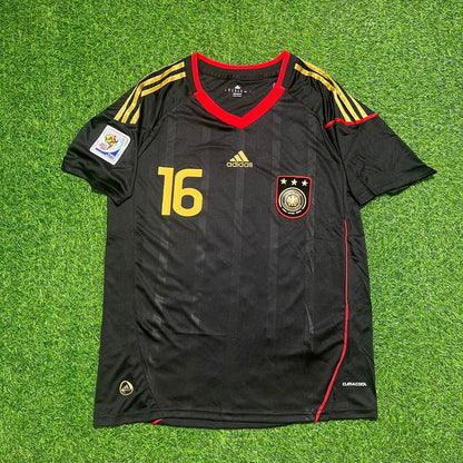 Germany World Cup 2010 Philipp Lahm - Deutschland Black Football Jersey