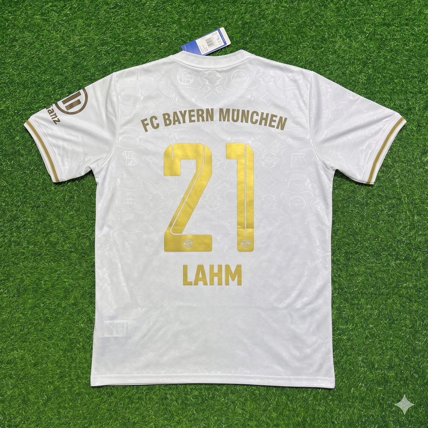Philipp Lahm #21 FC Bayern München 125 Years Anniversary Special-Edition White Football Jersey