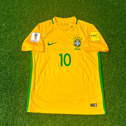 Brazil World Cup 2018 Philippe Coutinho #10 Home Football Jersey