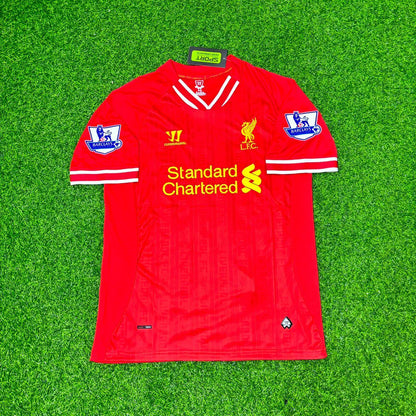 Philippe Coutinho Liverpool 2013/2014 Season Red Retro Football Jersey Kit