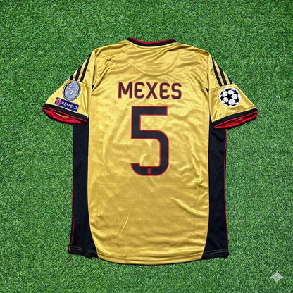 Philippe Mexès #5 AC Milan 2013 2014 Gold Retro Football Jersey