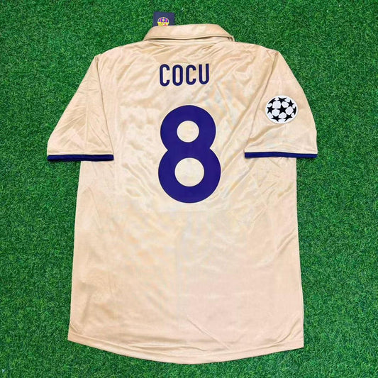 Phillip Cocu 8 Barcelona 2001 2002 Season Retro Football Jersey