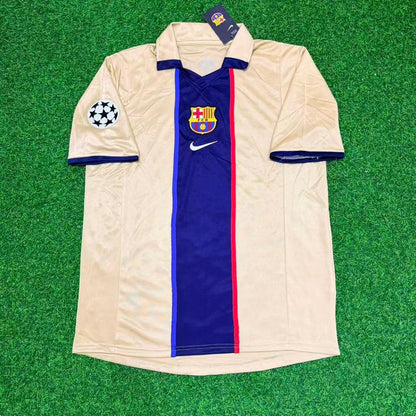 Phillip Cocu 8 Barcelona 2001 2002 Season Retro Football Jersey