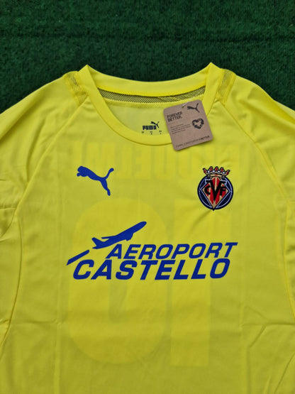 Santi Cazorla 21 Villarreal 2009 2010 Retro Home Football Jersey Kit