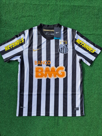 Santos FC Neymar Jr 2009 2013 Black Kids Retro Football Jersey