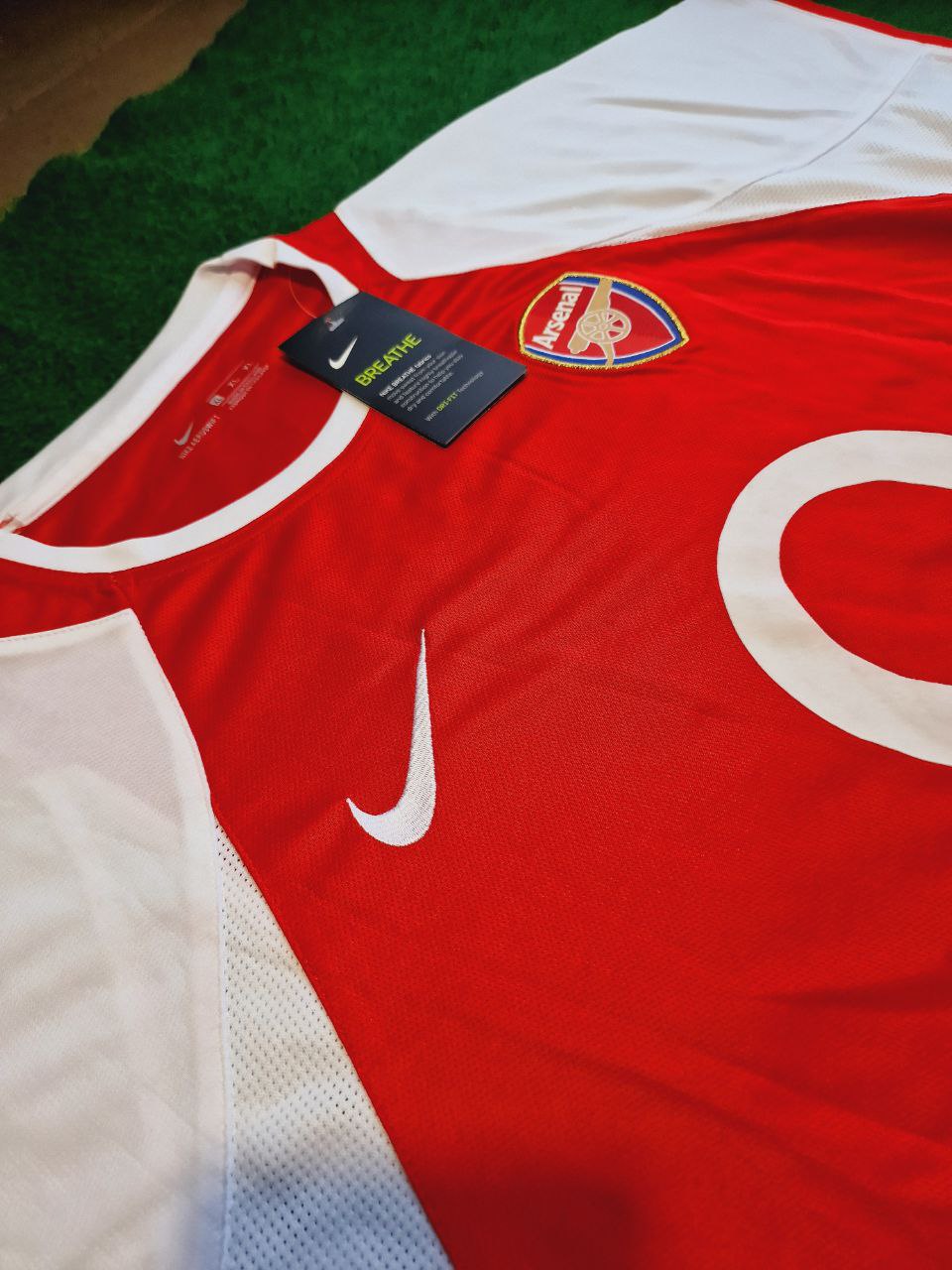 Viktor Gyökeres 14 - Arsenal o2 2002/03 Home Retro Football Jersey Kit Soccer