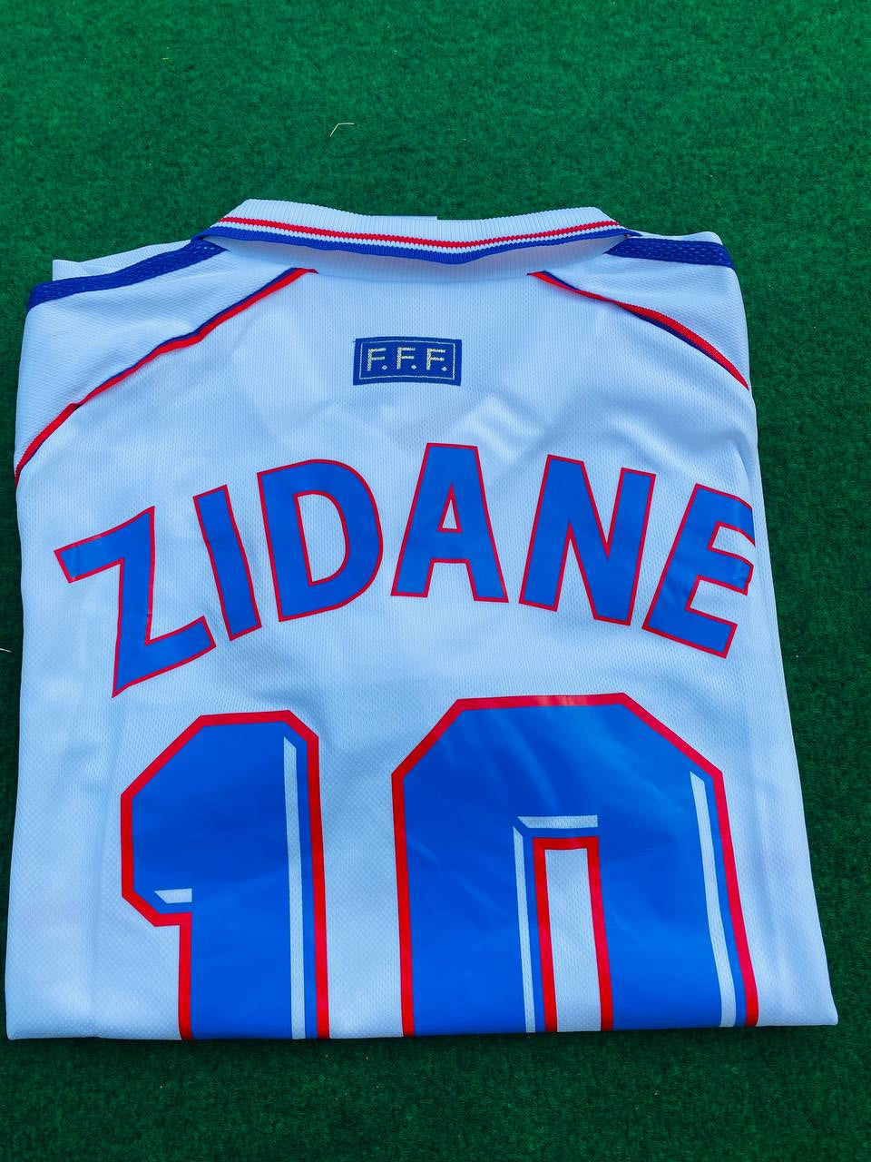 Zinedine Zidane France 1998 World Cup Retro Jersey Maillot Trikot