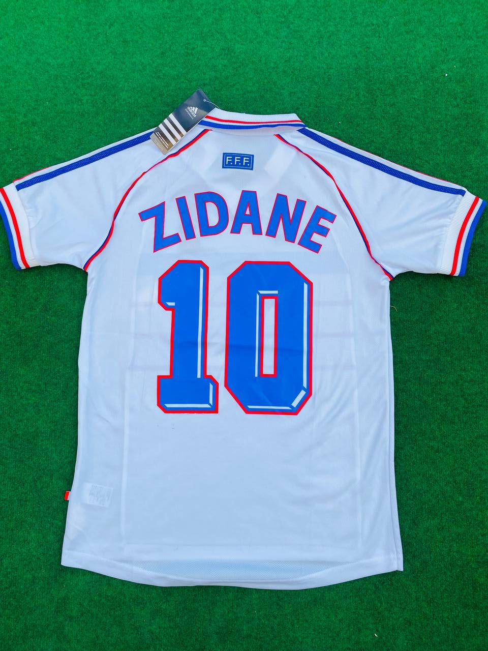 Zinedine Zidane France 1998 World Cup Retro Jersey Maillot Trikot