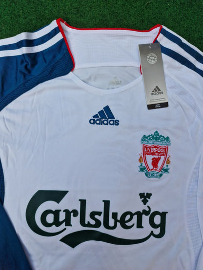 Philippe Coutinho Liverpool White Blue Retro Football Jersey
