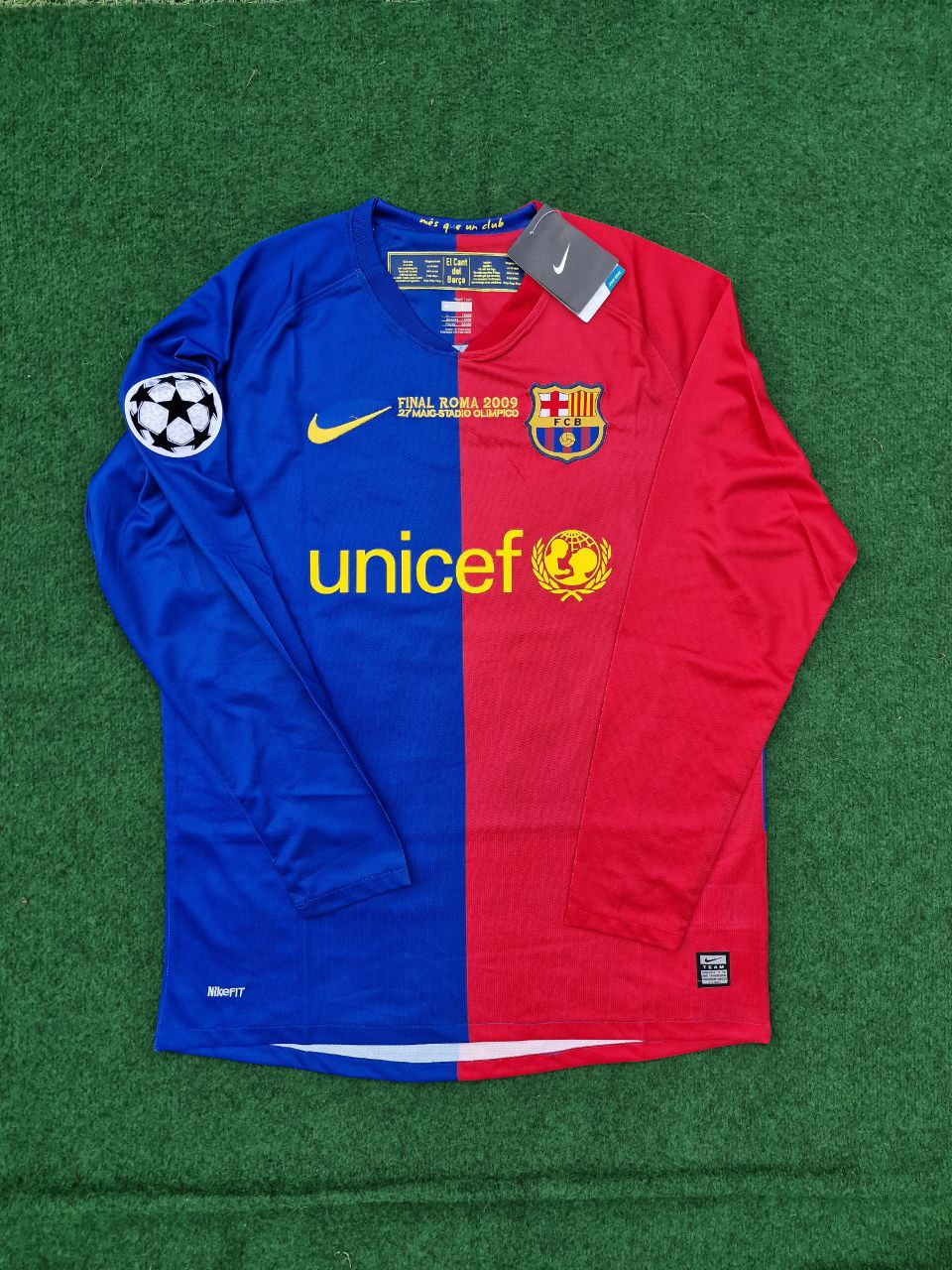 Yaya Toure Barcelona 2009 Champions League Final Retro Football Jersey
