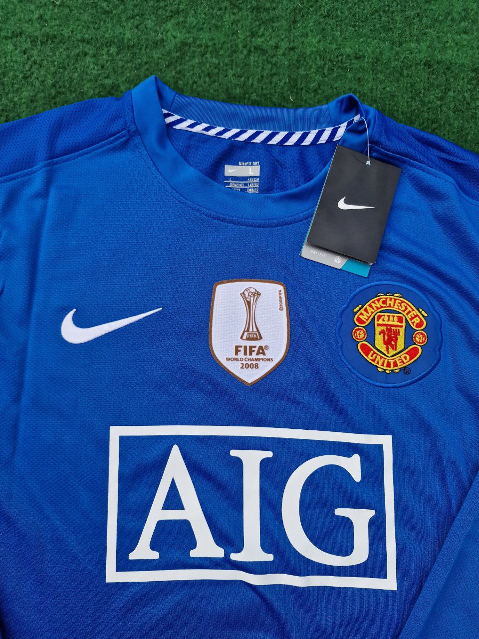 Nemanja Vidic Manchester United 2008 Champions League Retro Football Jersey