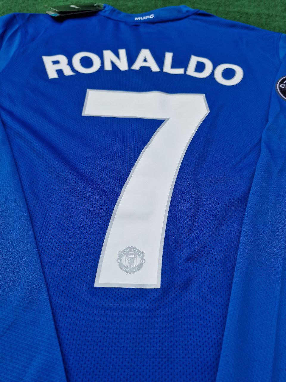 Cristiano Ronaldo Manchester United 2008/09 Blue Kids Kit Football Jersey Kit for Children