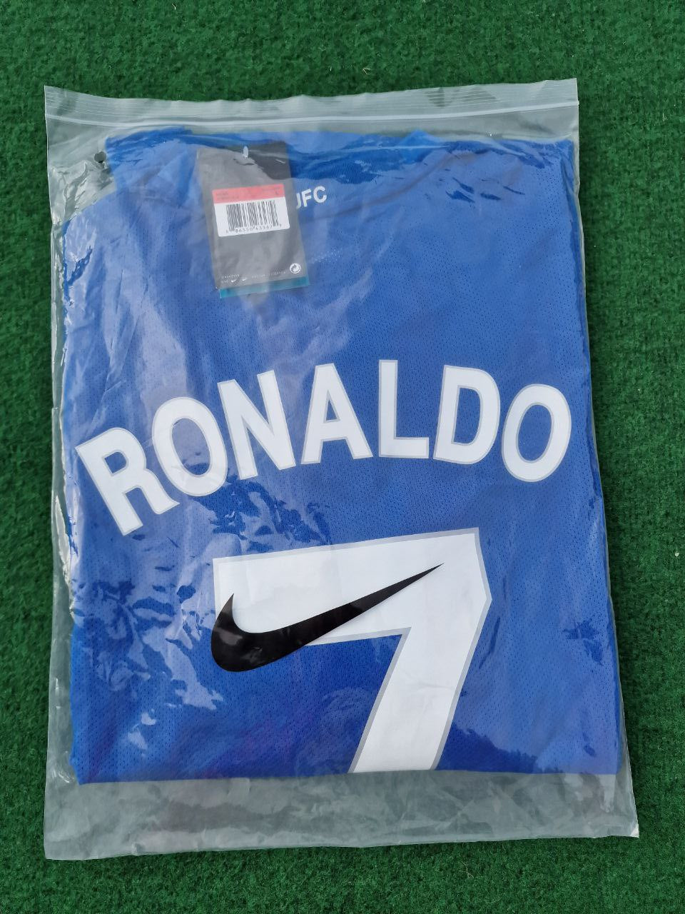Cristiano Ronaldo Manchester United 2008/09 Blue Kids Kit Football Jersey Kit for Children