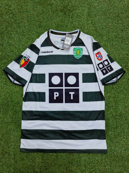 Ricardo Quaresma Sporting CP Lisbon Debut Vintage Football Jersey Kit