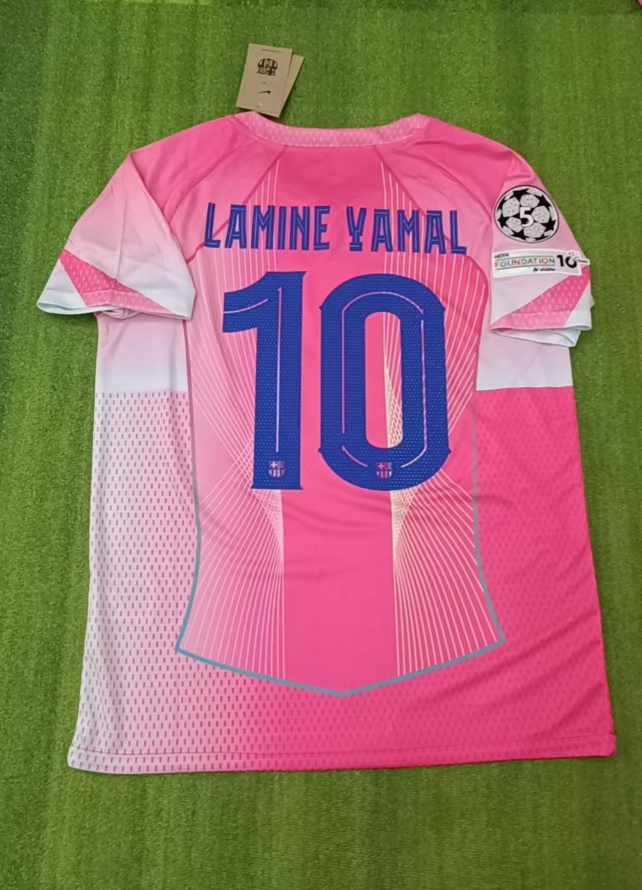 Lamine Yamal Barcelona Home CL 2026 Football Jersey