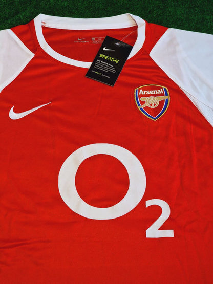 Viktor Gyökeres 14 - Arsenal o2 2002/03 Home Retro Football Jersey Kit Soccer