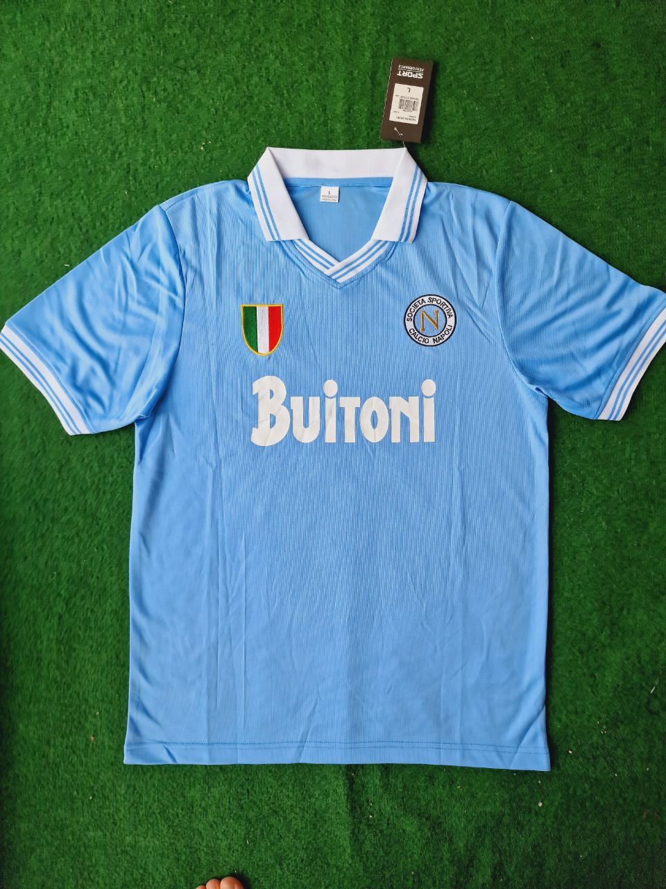 Diego Armando Maradona 10 - Napoli 1985 Retro Football Jersey Trikot Maillot Maglia