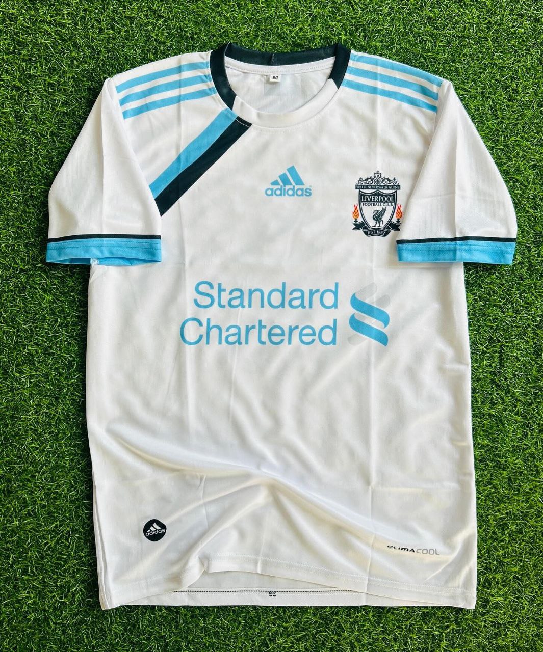 Steven Gerard 2011-12 Liverpool White Retro Jersey