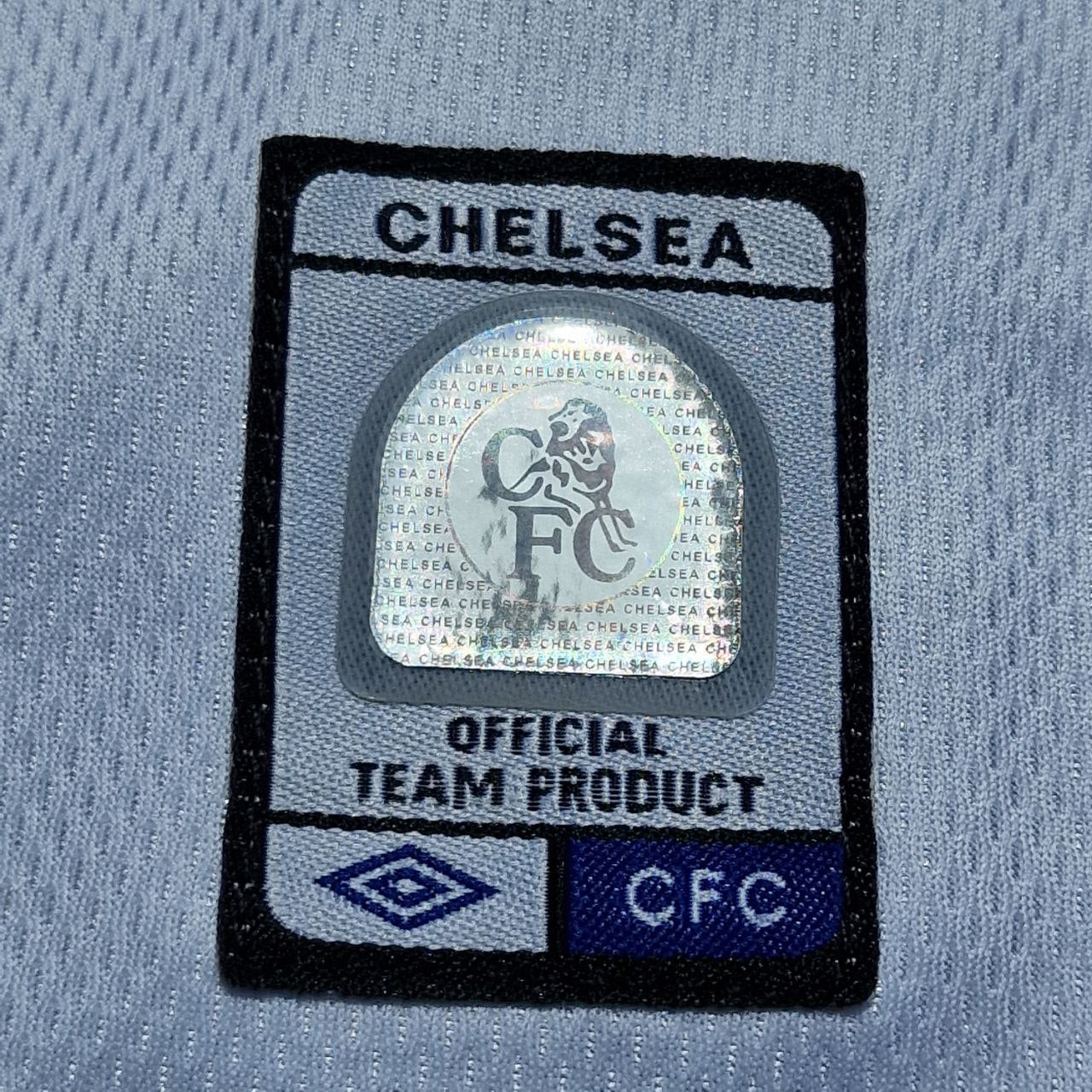 Mateja Kezman 9 Chelsea Away 2004 Retro White Long Sleeve Football Jersey Kit
