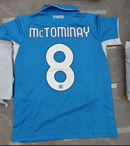 Scott McTominay 8 – Napoli 2024–2025 Home Kit Jersey – | Trikot | Maillot