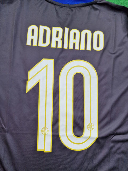 Adriano #10 Inter Milan 2008/09 Retro Football Jersey Kit