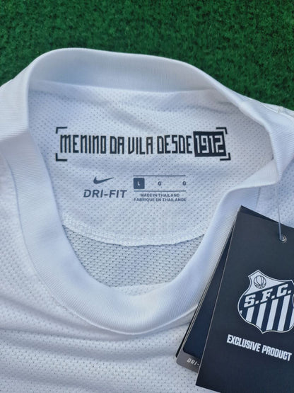 Santos FC Neymar Jr White Retro Football Jersey Trikot
