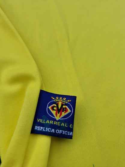 Santi Cazorla 21 Villarreal 2009 2010 Retro Home Football Jersey Kit