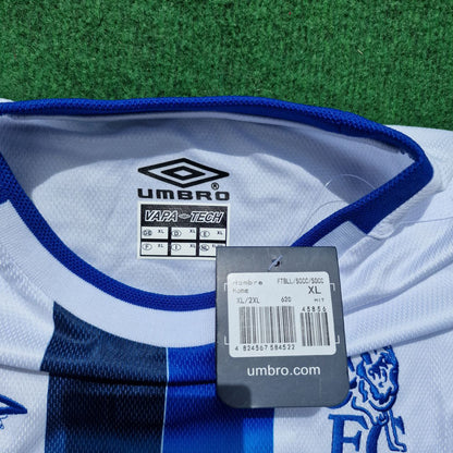 Ricardo Carvalho 6 Chelsea Away 2004 Retro White Long Sleeve Football Jersey Kit