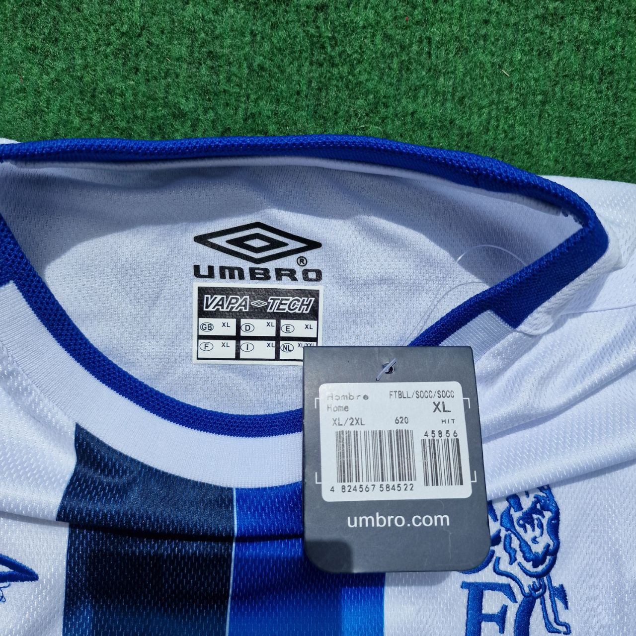 Eidur Gudjohnsen 22 Chelsea Away 2004 Retro White Long Sleeve Football Jersey Kit