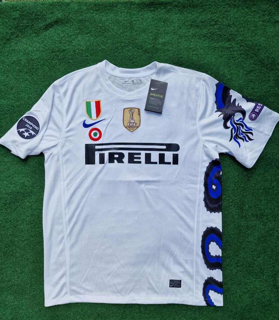 Wesley Sneijder - Inter 2010 2011 White Dragon Football Jersey