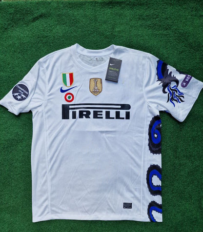 Wesley Sneijder - Inter 2010 2011 White Dragon Football Jersey