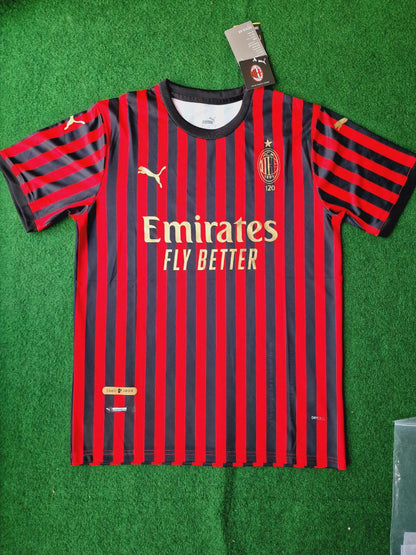 Mario Balotelli AC Milan 120th Anniversary Special Golden Retro Football Jersey Kit