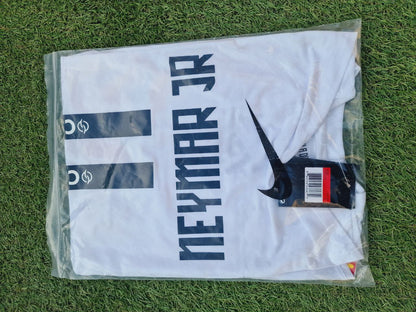 Santos FC Neymar Jr White Retro Football Jersey Trikot