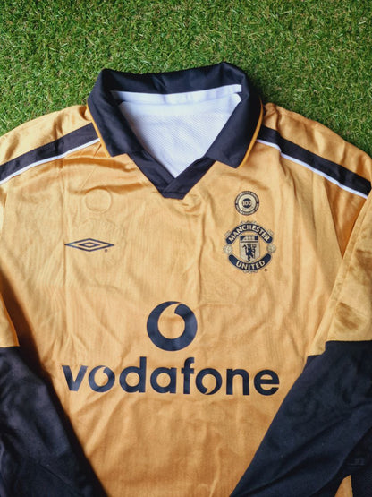 Manchester United 01/02 Reversible Away Shirt Retro Football Jersey