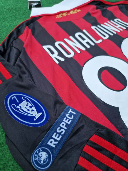 Ronaldinho AC Milan 2010-2011 Season Retro Football Jersey