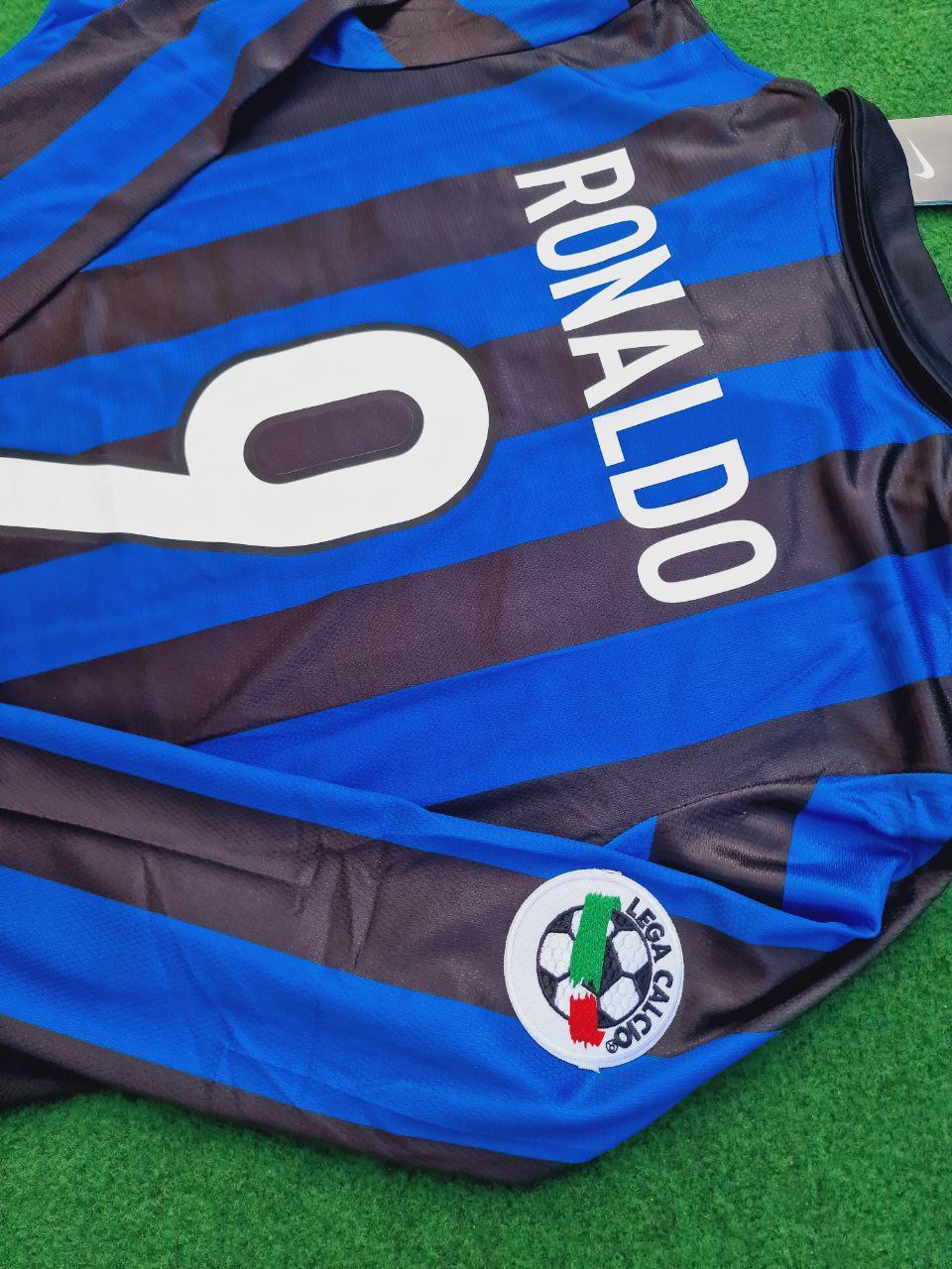 Ronaldo El Fenomeno R9 - Inter 1998 1999 Retro Football Jersey