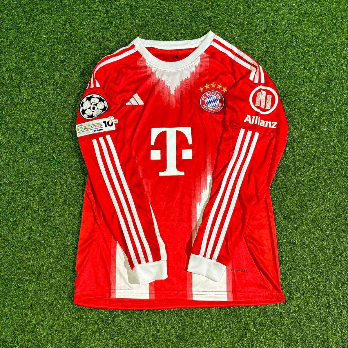 Michael Olise Bayern Munich 2026 Champions League Long Sleeve Football Jersey Kit