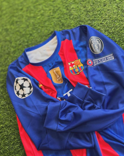 Lionel Messi Barcelona 2016 Special Edition Football Jersey with World Championship Patch Football Jersey