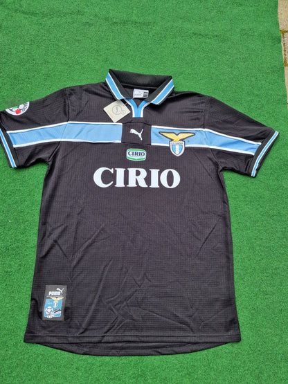 Lazio 2000 Black Retro Football Jersey